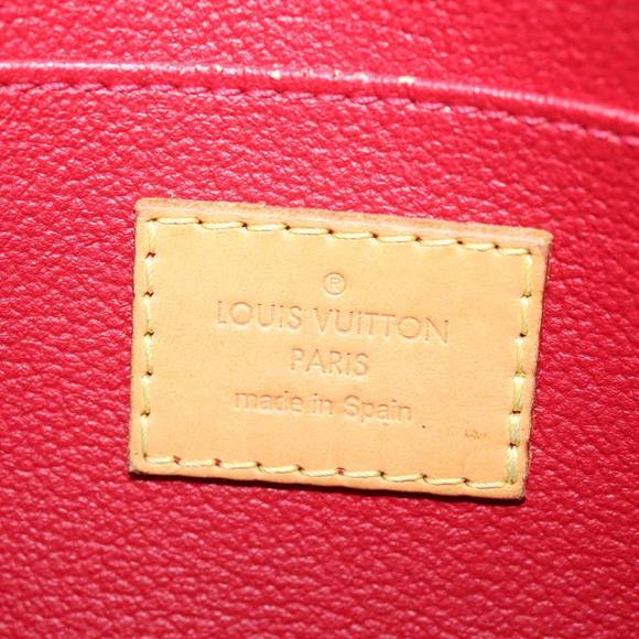 LOUIS VUITTON Vernis Rayure Pochette Cosmetic Pomme D'amour M91721 LV Auth 76184 - Picture 9 of 16